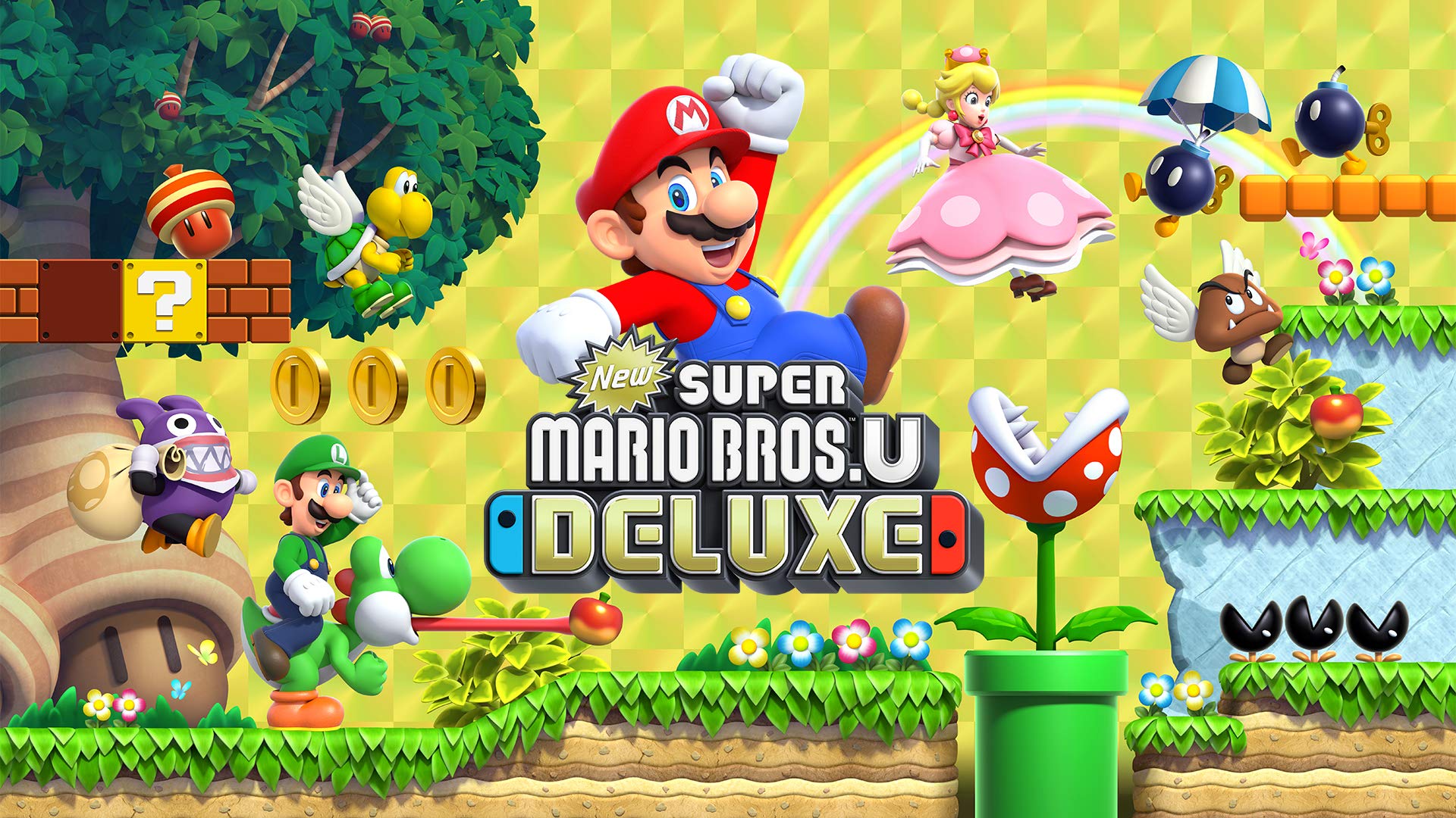Nintendo Switch Mario Bundle - Choose Your Favorite Game | Super Mario Odyssey, Mario Kart 8 Deluxe & More | Perfect for Family Game Nights & Travel Entertainment
