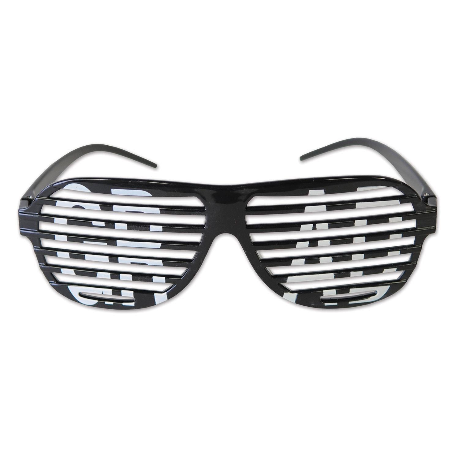 12 Pack Beistle Graduation Party Shutter Glasses - Fun Novelty Eyewear for Graduation Celebrations, School Events & Themed Parties