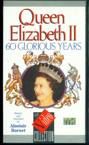 Queen Elizabeth II - 60 Glorious Years Commemorative DVD (PAL/VHS) | Royal Family Documentary, British Monarchy History | Perfect for Collectors and History Enthusiasts