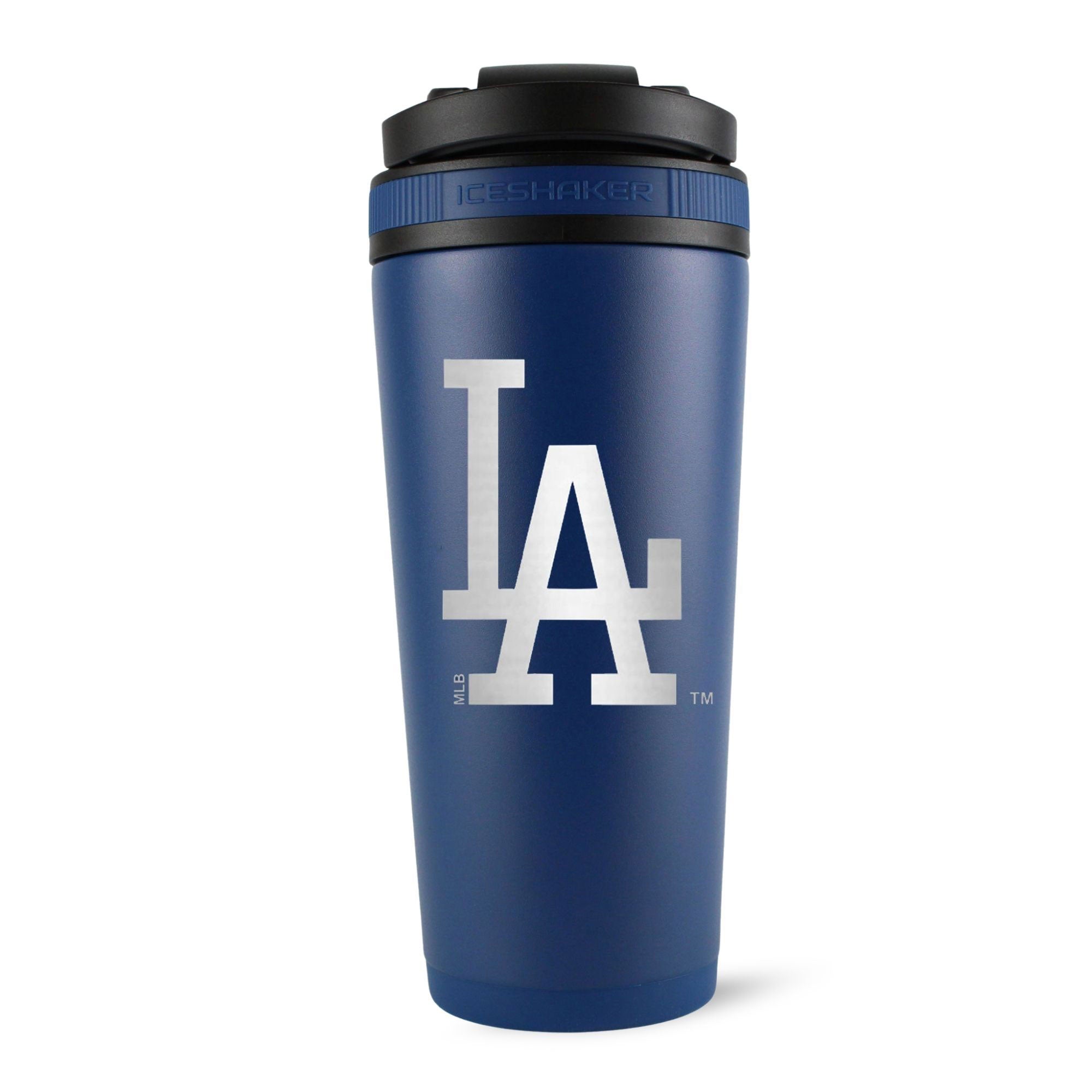 Officially Licensed Los Angeles Dodgers 26oz Insulated Stainless Steel Water Bottle with Leak-Proof Lid - Navy Blue Alternate Logo - Perfect for Gym, Workouts & Outdoor Activities