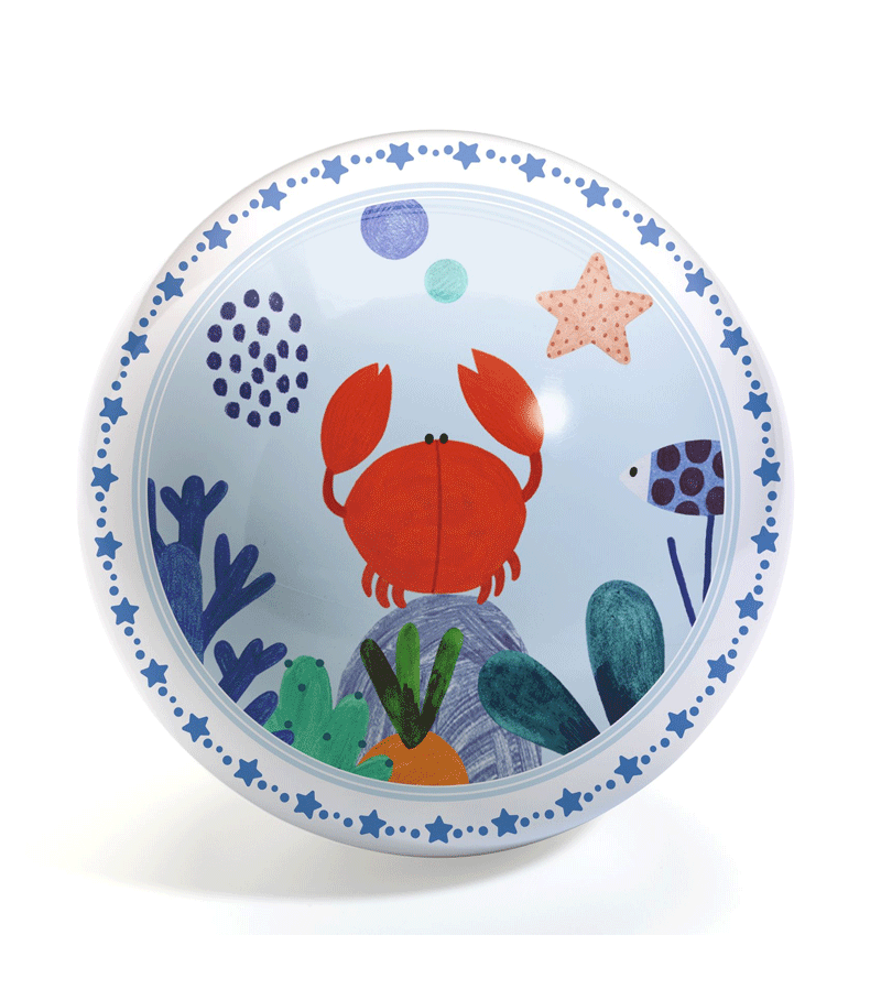 Large Fish Ball by Djeco - Fun Floating Pool Toy for Kids, Perfect for Summer Water Play & Outdoor Swimming Games