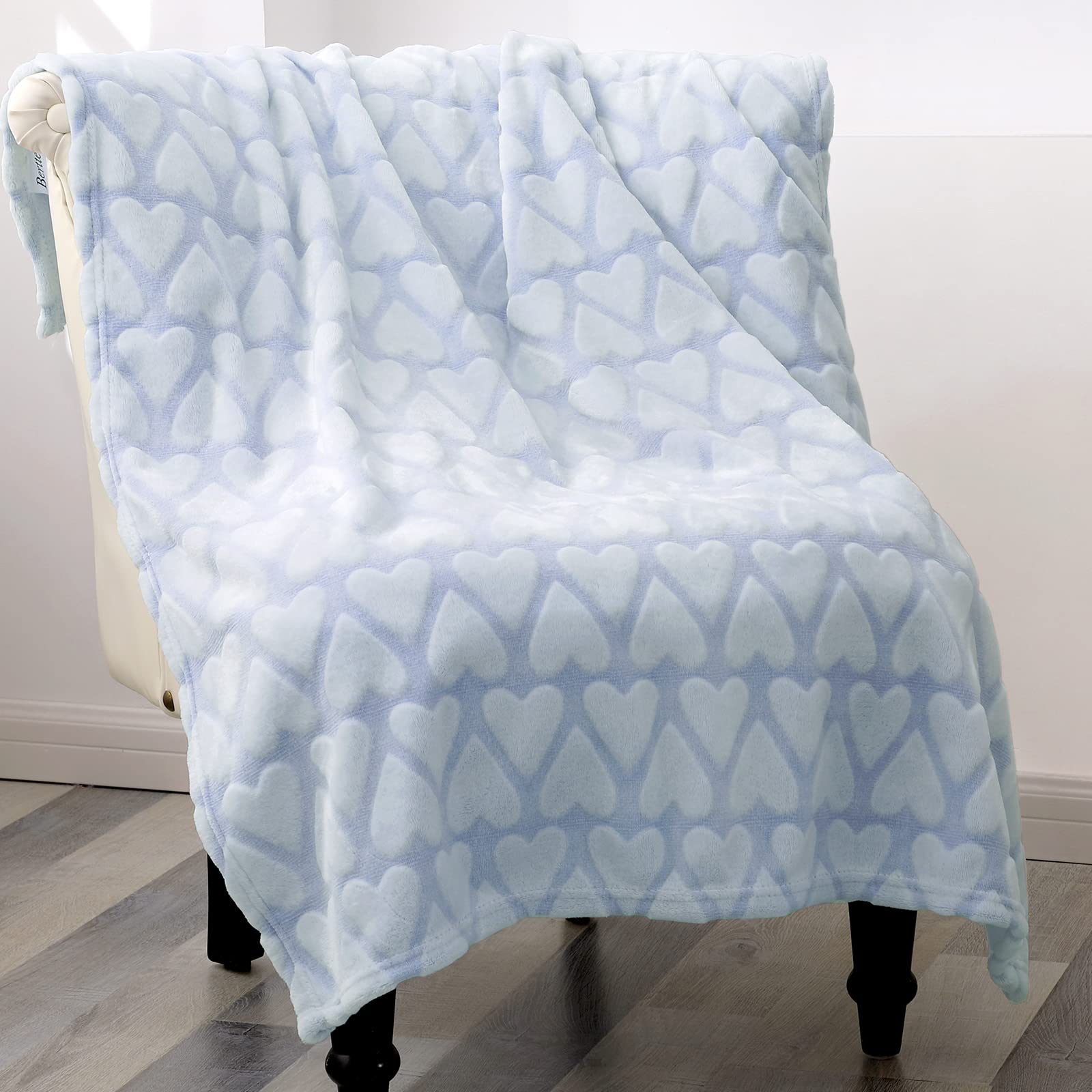 Bertte Ultra Soft Plush Baby Blanket for Boys & Girls | 33