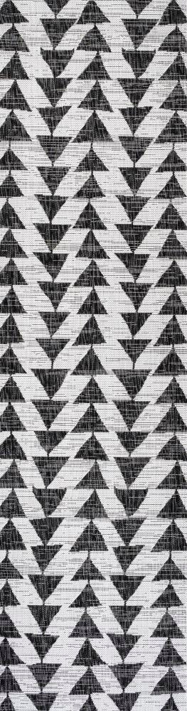 Modern Tribal Geometric Area Rug - Indoor/Outdoor Bohemian Style Rug for Living Room, Bedroom, Patio - Non-Slip Soft Woven Floor Mat for Home Decor