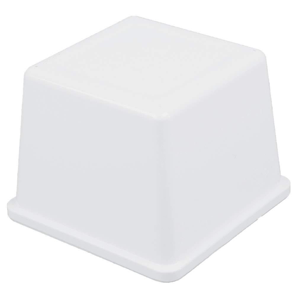 GET ML-149-W 2 Quart White Square Food Storage Container with Airtight Lid - Perfect for Meal Prep, Leftovers & Pantry Organization