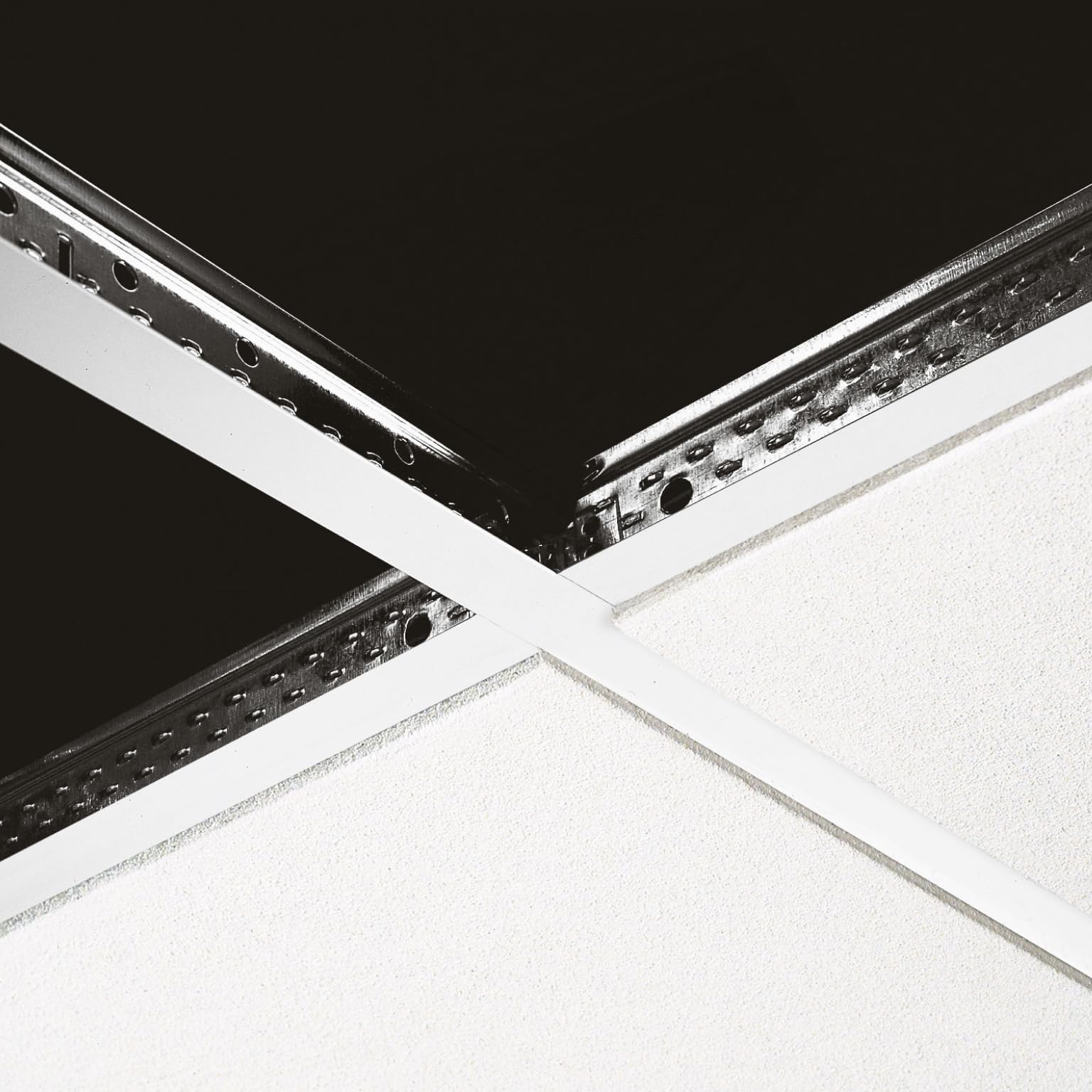 Armstrong Ceiling Tiles 2x2 - Pack of 16 White Acoustic Tiles for Suspended Grid System | Yuma 492 | Perfect for Office, Classroom & Home Drop Ceiling Installation