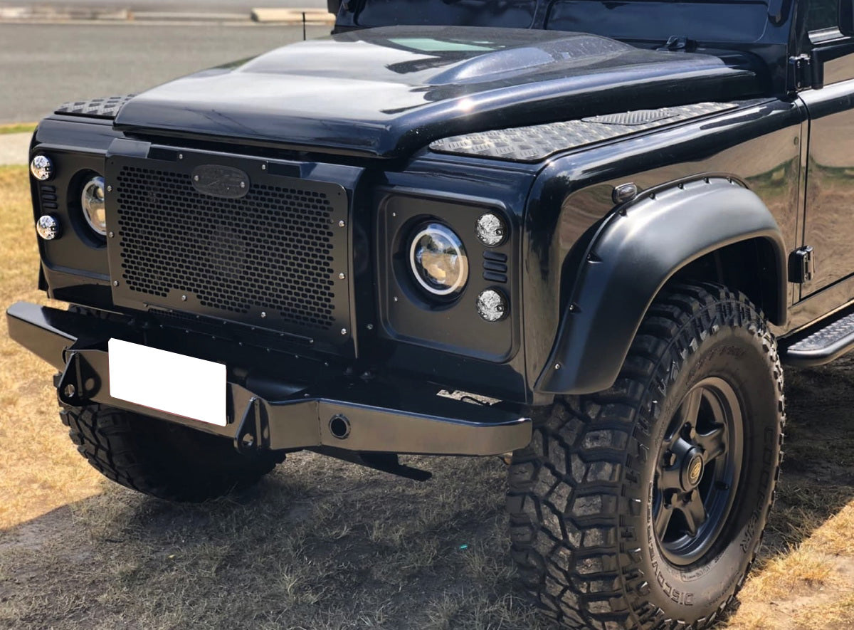4-Piece Clear Amber & White LED Turn Signal and Clearance Light Kit for Land Rover Defender - Upgrade Off-Road Visibility & Style