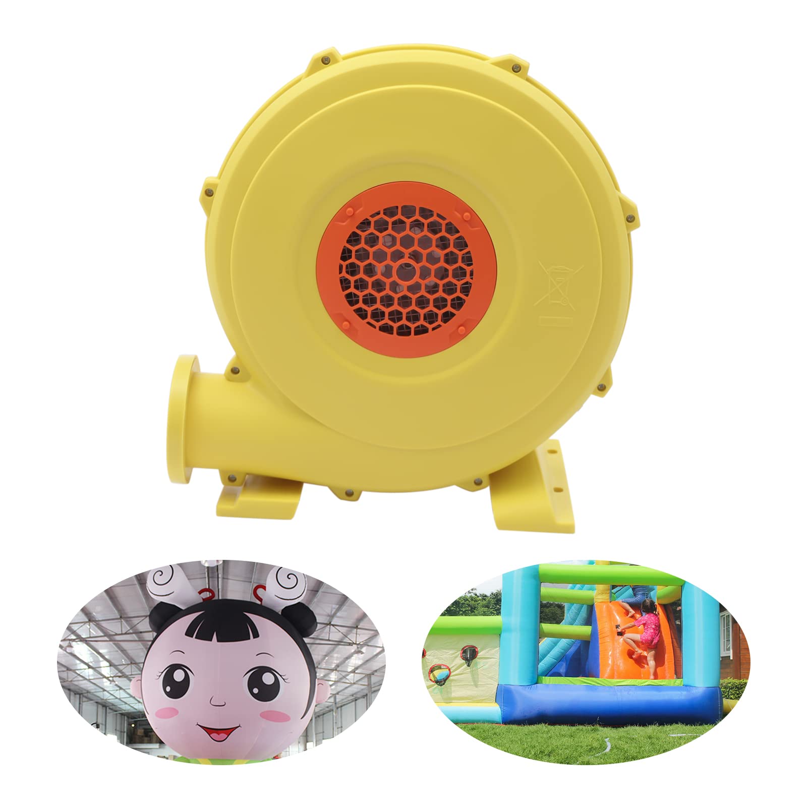 950W Heavy Duty Air Blower Pump - Commercial Grade Inflatable Blower for Bounce Houses, Balloons & Party Decorations - Powerful Outdoor/Indoor Use for Events, Carnivals & Backyard Fun