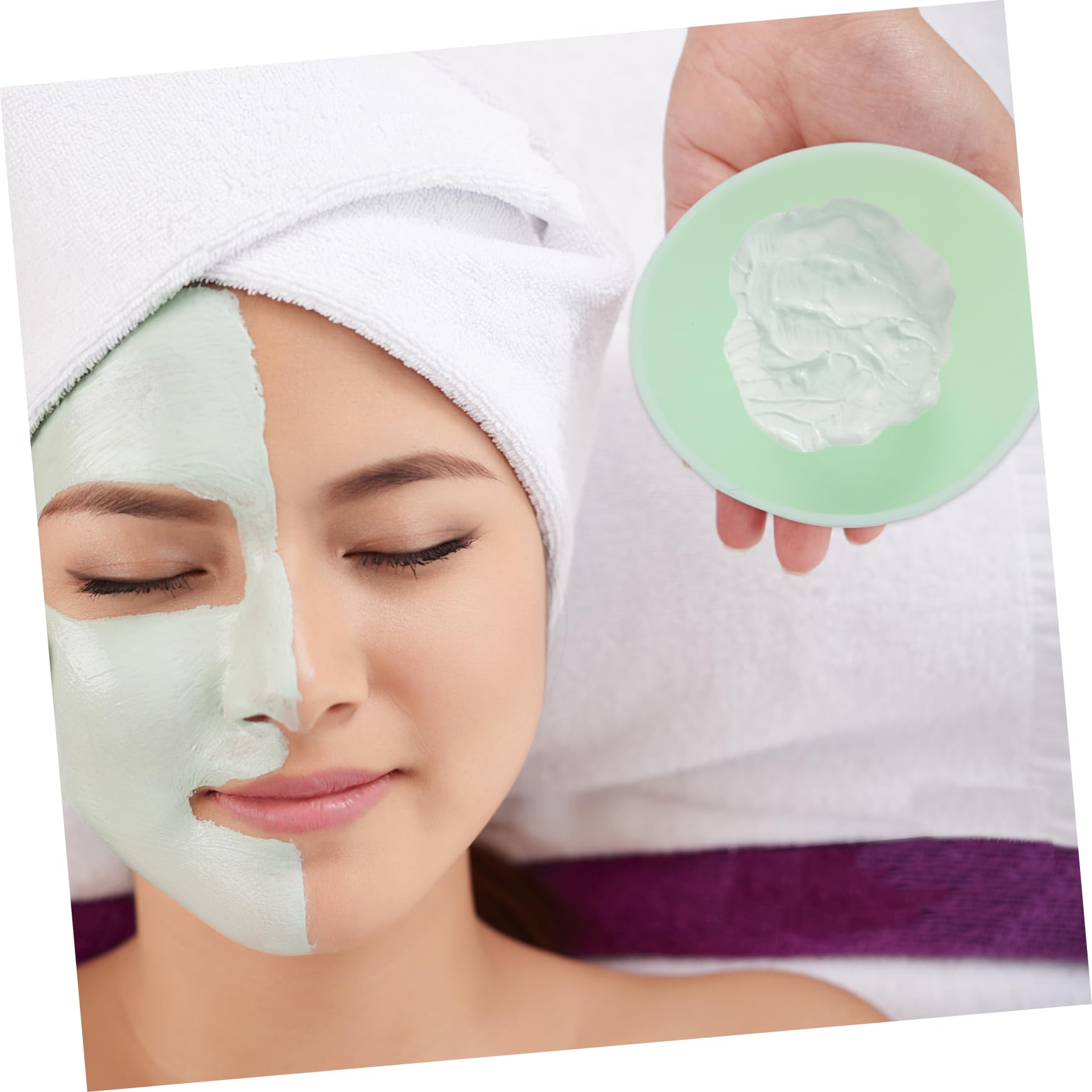 5pcs Silicone Mask Mixing Bowls - Reusable DIY Facial Mask & Skin Care Tool for Spa, Makeup, Sushi Dipping - Perfect for Home Beauty Routine & Professional Salon Use