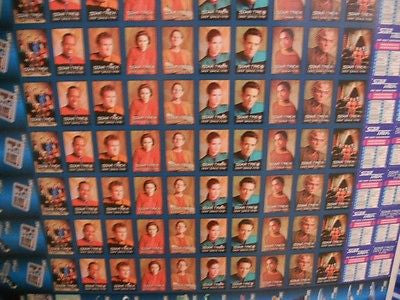 Star Trek Next Generation & DS9 Hostess Chips Uncut Card Sheet 1995 - Rare Collectible Memorabilia for Fans & Display