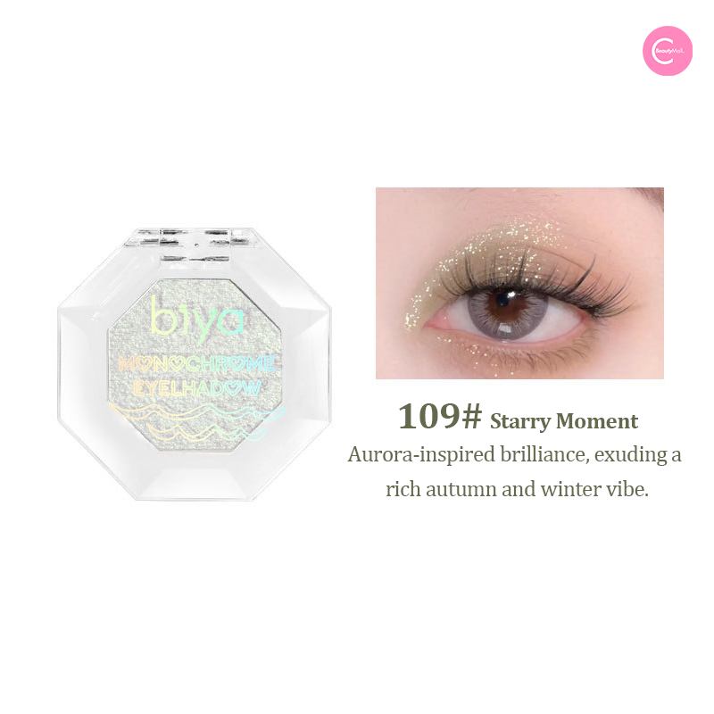 Biya Sunset Magic Diamond Eyeshadow Palette - Long Lasting Shimmer & Glitter Makeup for Party, Night Out & Special Occasions