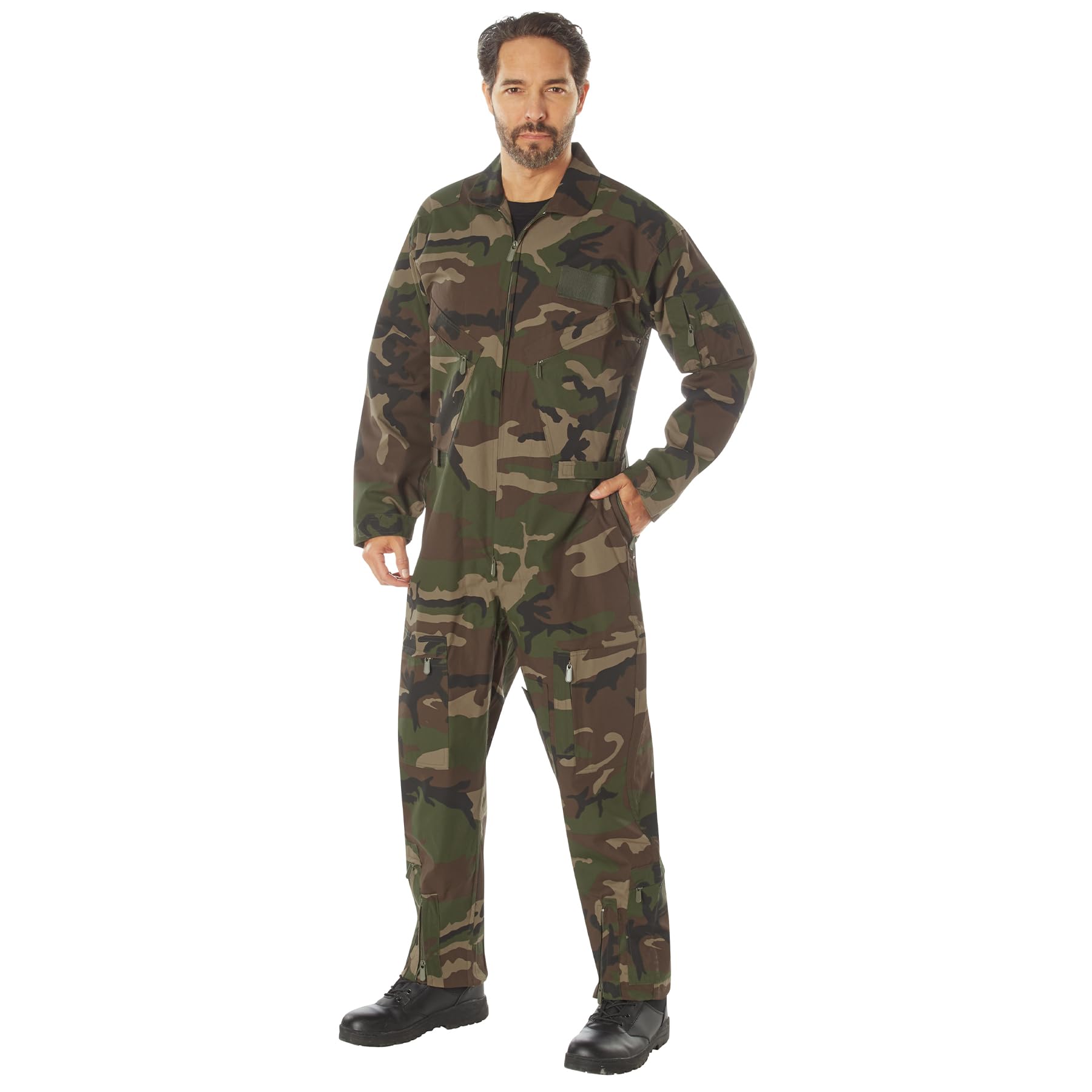 Rothco Men's Flight Suit - Military Pilot Coveralls Jumpsuit for Aviation, Cosplay & Halloween Costume | Durable & Comfortable for Workwear & Role Play