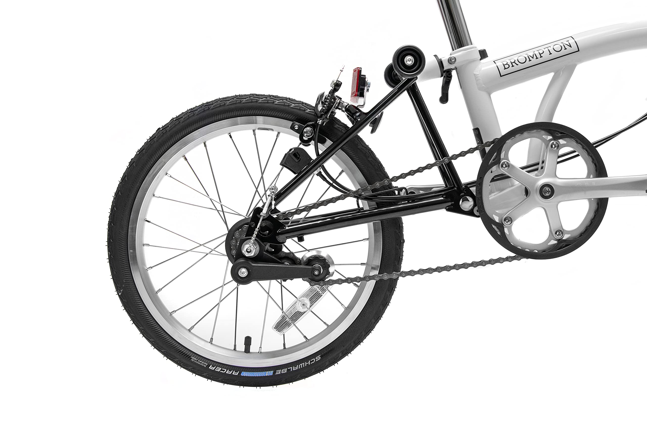 Brompton Folding Commuter Bike A Line 3-Speed - Compact & Lightweight Urban Bicycle for Adults | Perfect for City Commuting, Travel & Public Transport