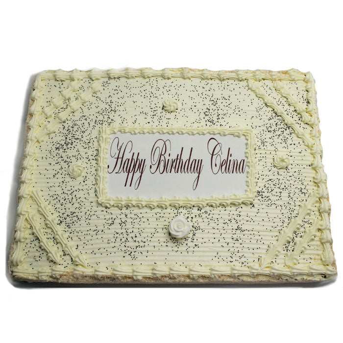 Delicious Celebration Cakes - Full Slab Sheet Cake for Birthdays, Weddings & Parties | Perfect for Large Gatherings & Special Events