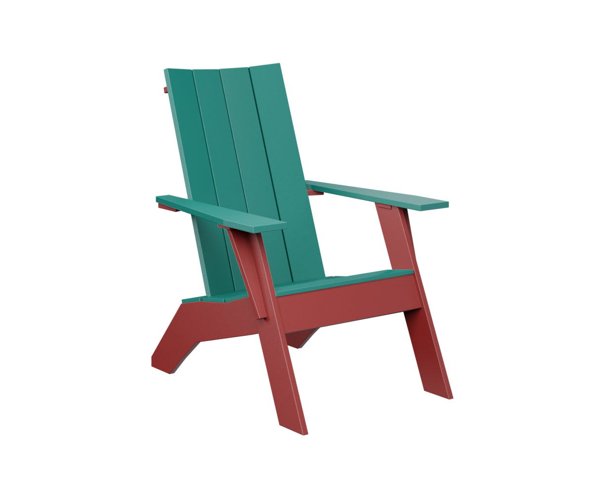 Teal on Red