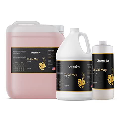 Chemboys XL Cal-Mag Plant Supplement 2-0-0 - Liquid Calcium & Magnesium Fertilizer for Vegetables, Fruits, Hydroponics & Coco Coir - Indoor & Outdoor Gardening - USA Made - 1 Pint - Perfect for Boosting Plant Growth in Home Gardens & Greenhouses