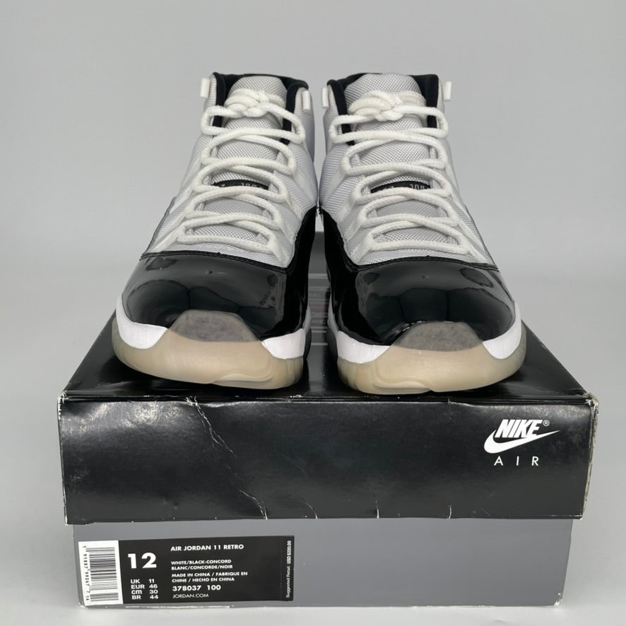 AIR JORDAN 11 CONCORD SIZE 12 MEN'S BASKETBALL SHOES 378037-100 - Perfect for Basketball Games, Sneaker Collecting & Streetwear Fashion