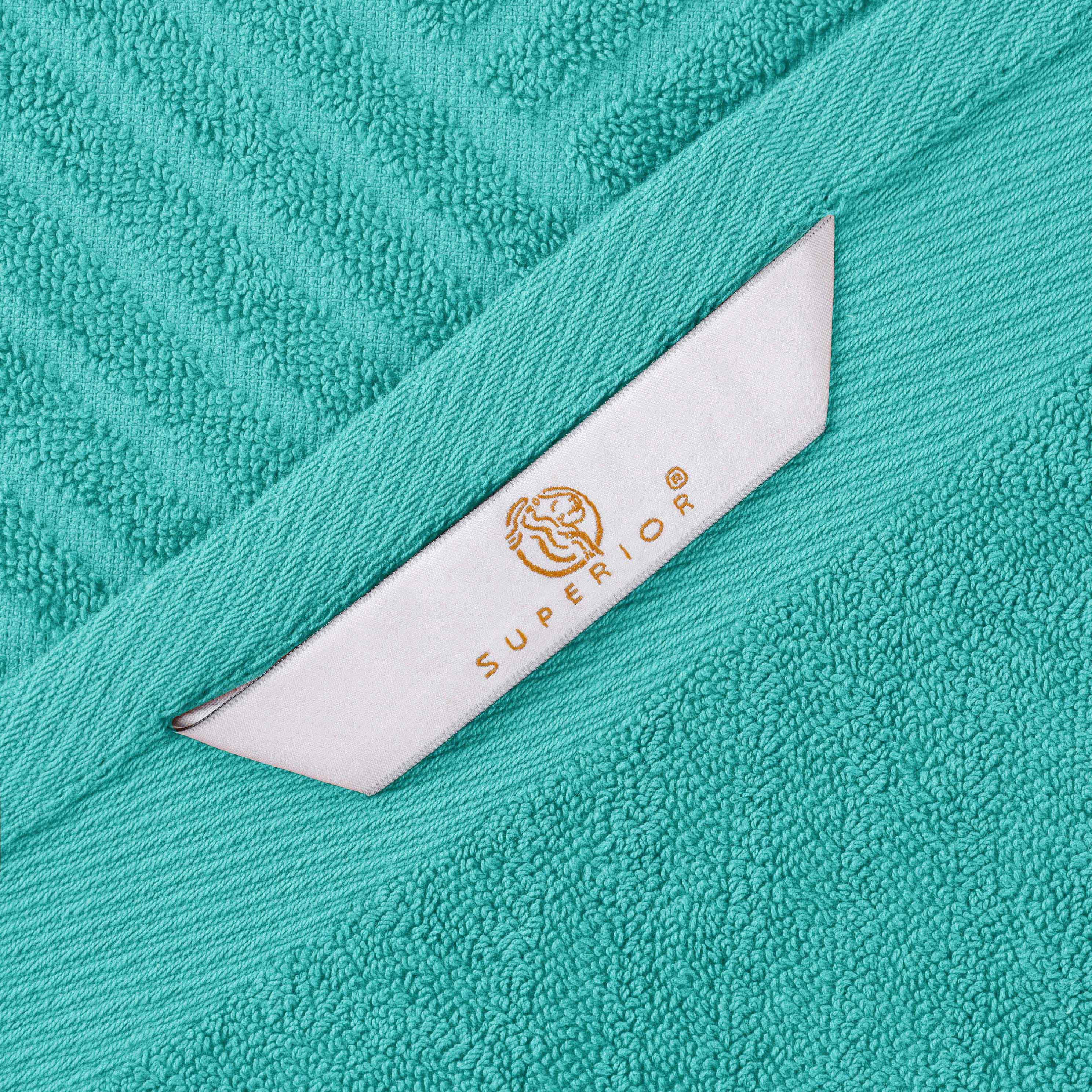 Luxury 6-Piece Egyptian Cotton Towel Set - Basketweave Jacquard & Solid Design - Ultra Soft & Absorbent Bath Towels for Spa, Hotel, or Home Use
