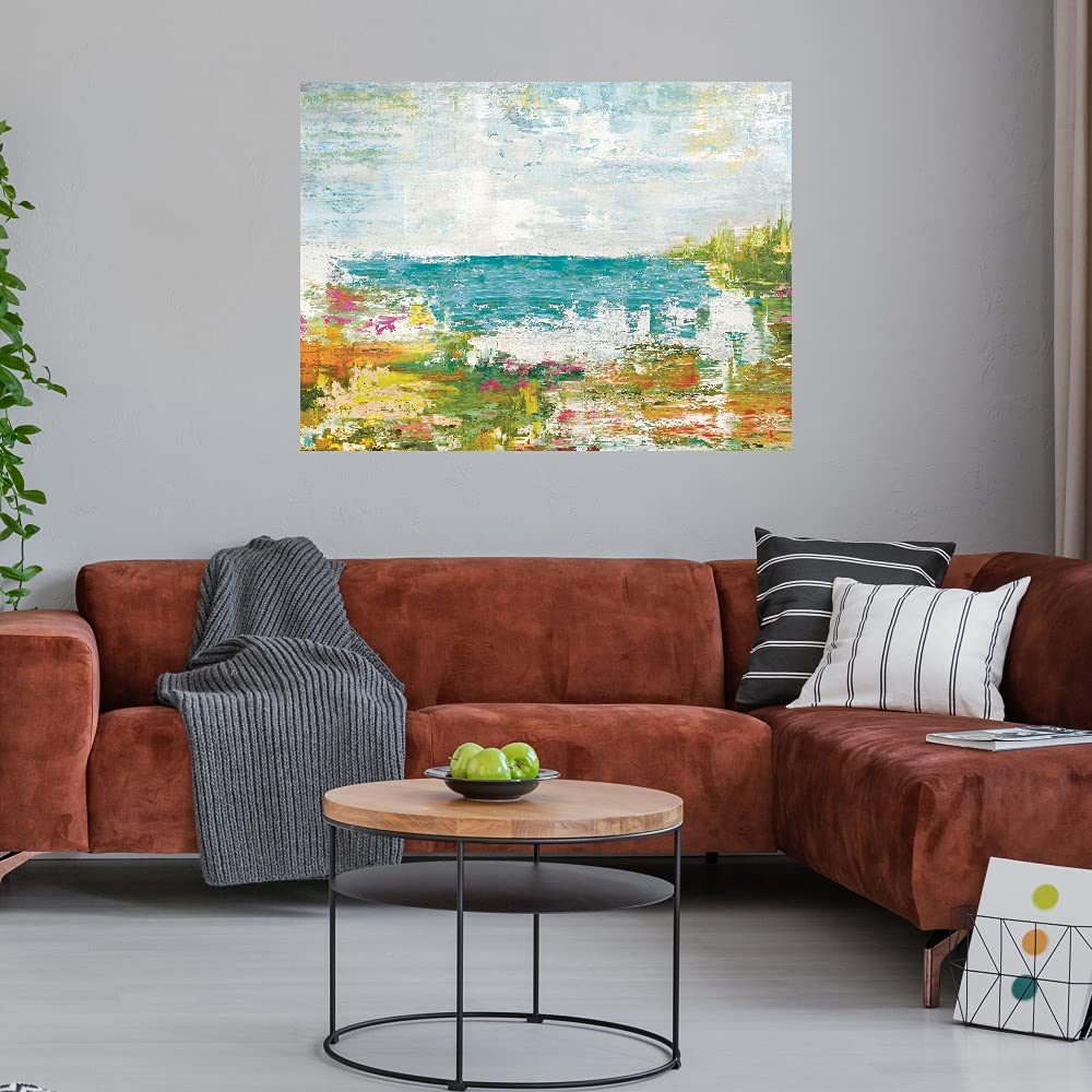 Paul Duncan Fine Art Canvas Wall Decor - 46x35 Inch Ready to Hang Painting for Living Room, Bedroom, Office | Modern Abstract Artwork for Home & Commercial Spaces