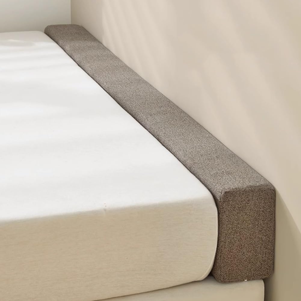WIGING Custom Bed Gap Filler - Adjustable Headboard Gap Filler with Removable Washable Cover for Single, Double & King Size Beds | Perfect for Bedroom Safety & Preventing Lost Items Between Bed and Wall