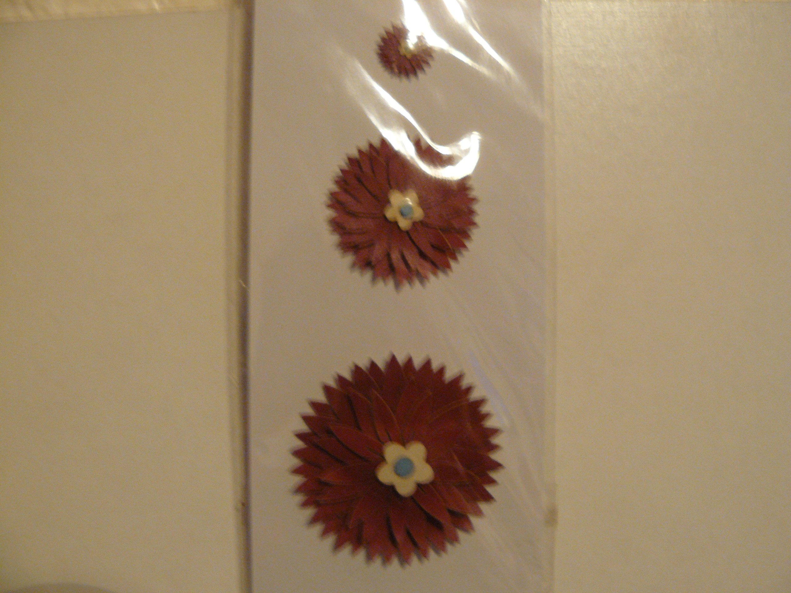 3 Pack Artificial Paper Chrysanthemum Flowers - Realistic Fake Floral Decor for Home, Wedding, Party & Office Decoration