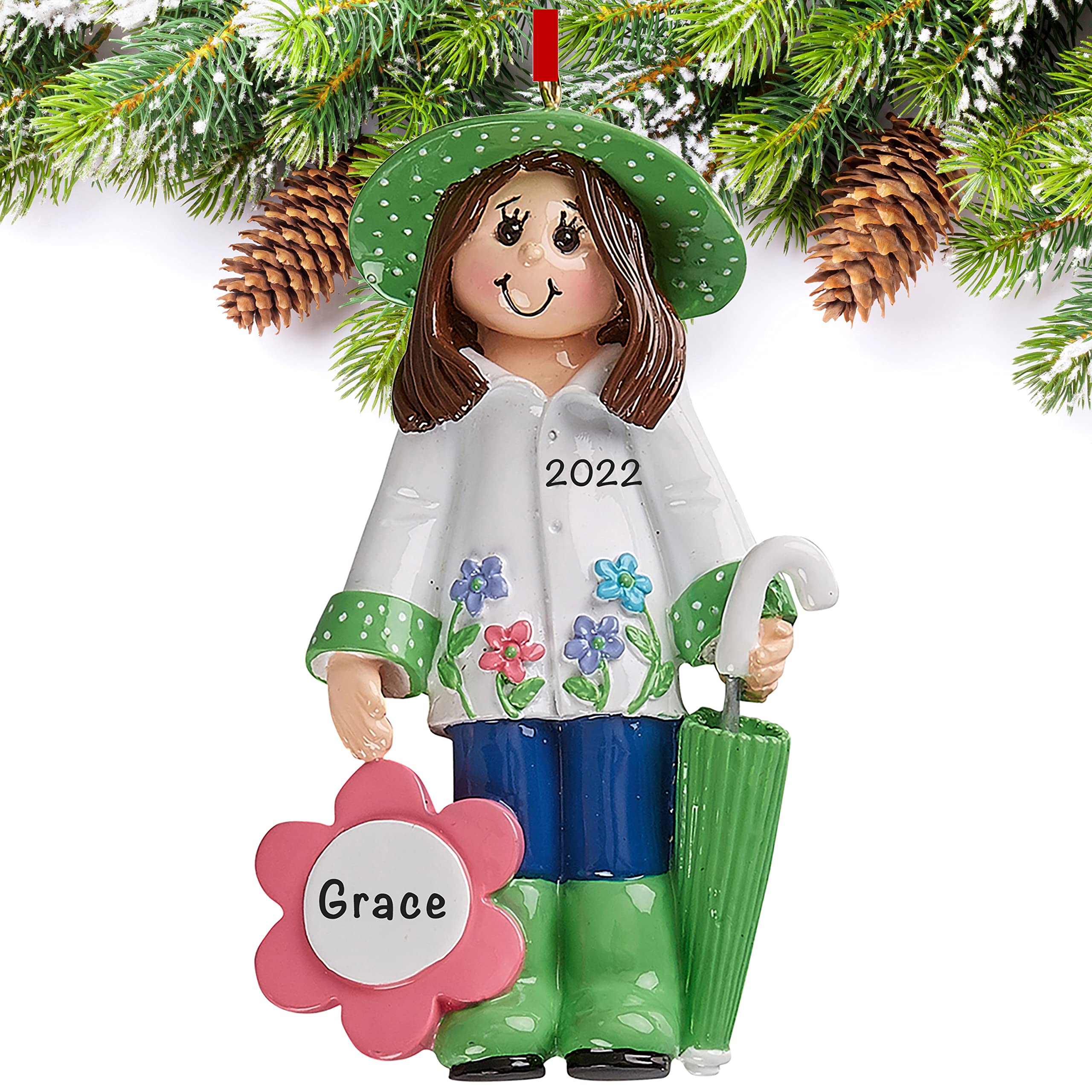Personalized Gardening Ornament 2024 - Fast & Free 24h Customization - Christmas Tree Decor for Plant Lovers - Custom Gift Wrapped Gardening Keepsake - Perfect for Holiday Decorations & Gift Giving