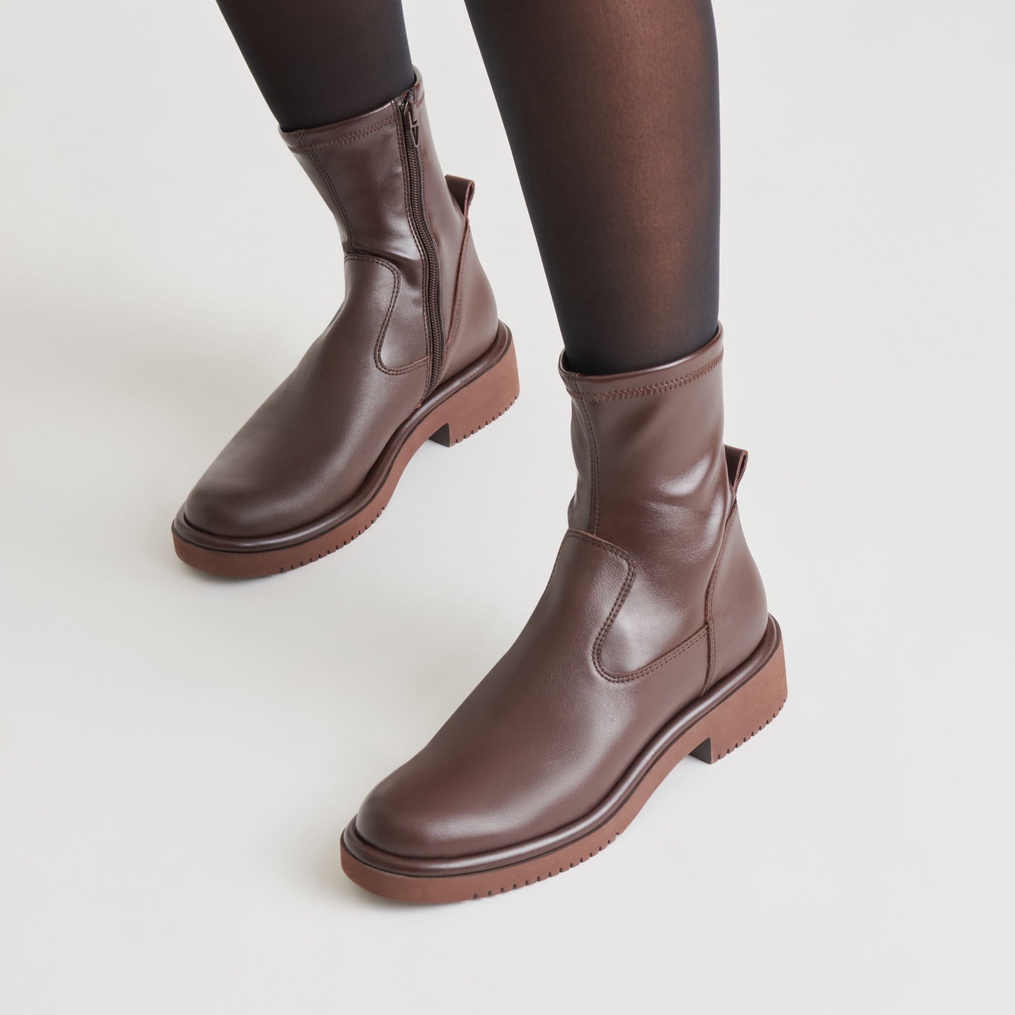 SIMAYA H2O Waterproof Leather Boots for Men & Women - Mahogany Brown Outdoor Hiking & Rain Boots - Durable Comfortable Slip-Resistant Footwear for Walking, Hunting & Work