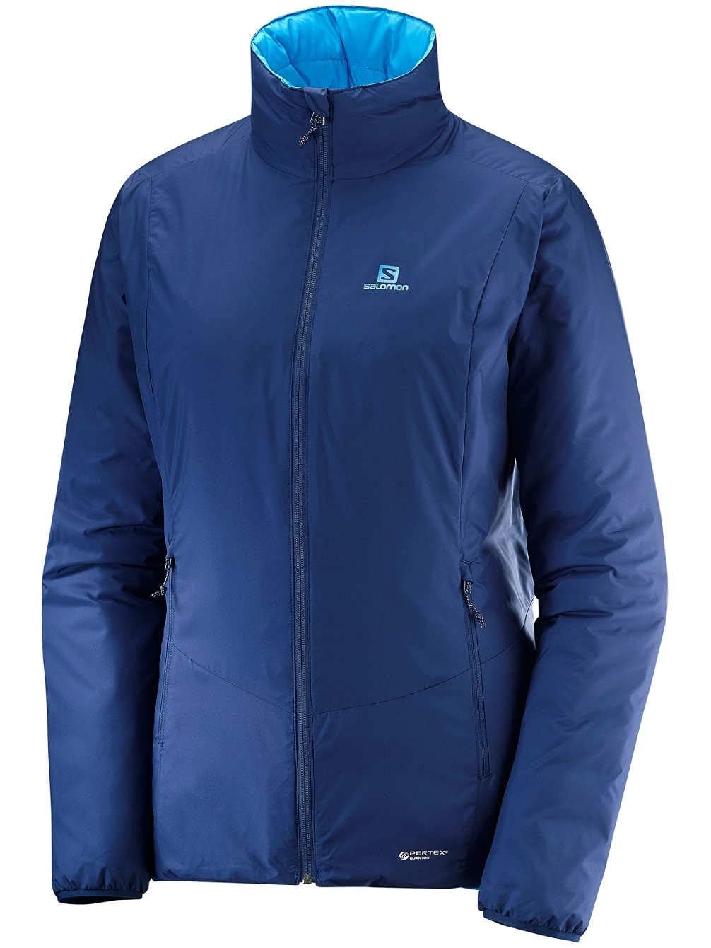 Salomon Drifter Loft Jacket for Women - Lightweight Waterproof Hiking Jacket for Outdoor Adventures & Cold Weather