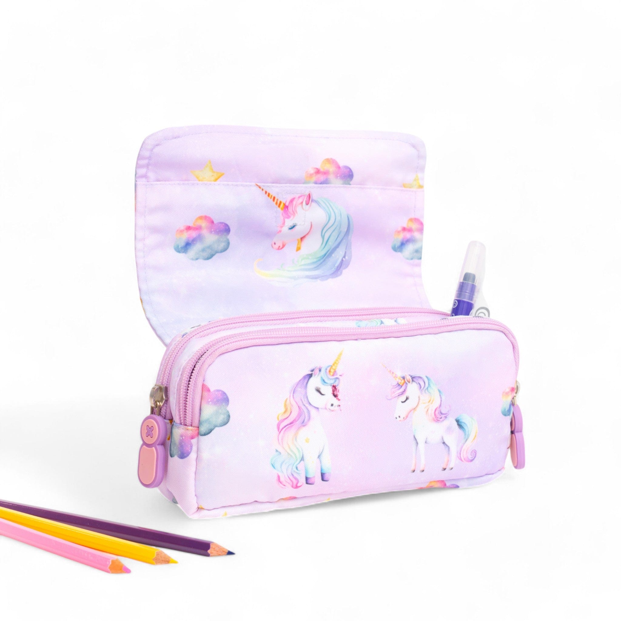 Fairytale Medium Backpack Set for Women & Teens - Cute School Backpack with Pockets, Laptop Compartment - Perfect for College, Travel & Everyday Use