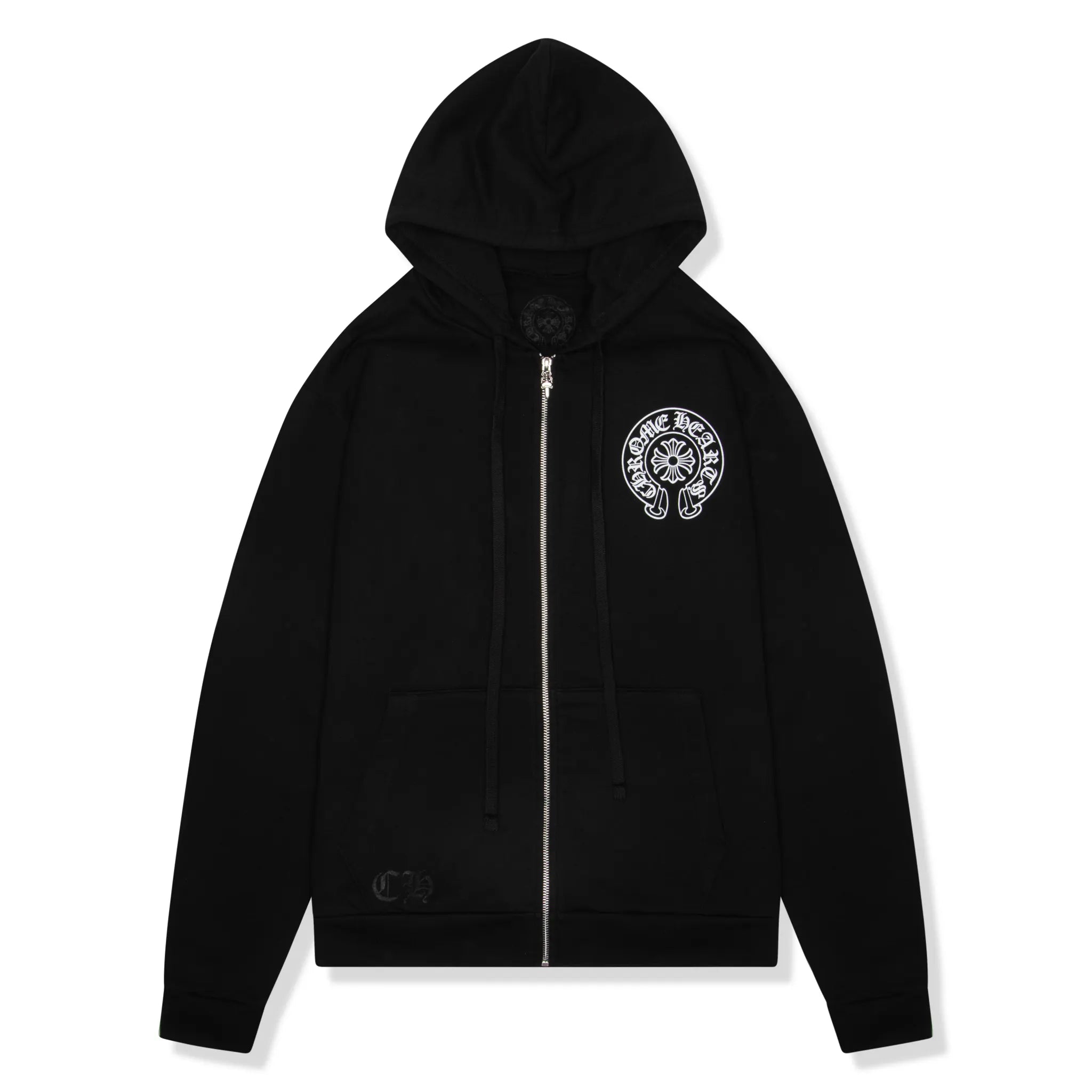 Chrome Hearts Manchester Exclusive Horse Shoe Zip Up Black Hoodie - Stylish Streetwear for Men & Women | Perfect for Casual Outfits, Urban Fashion & Night Out