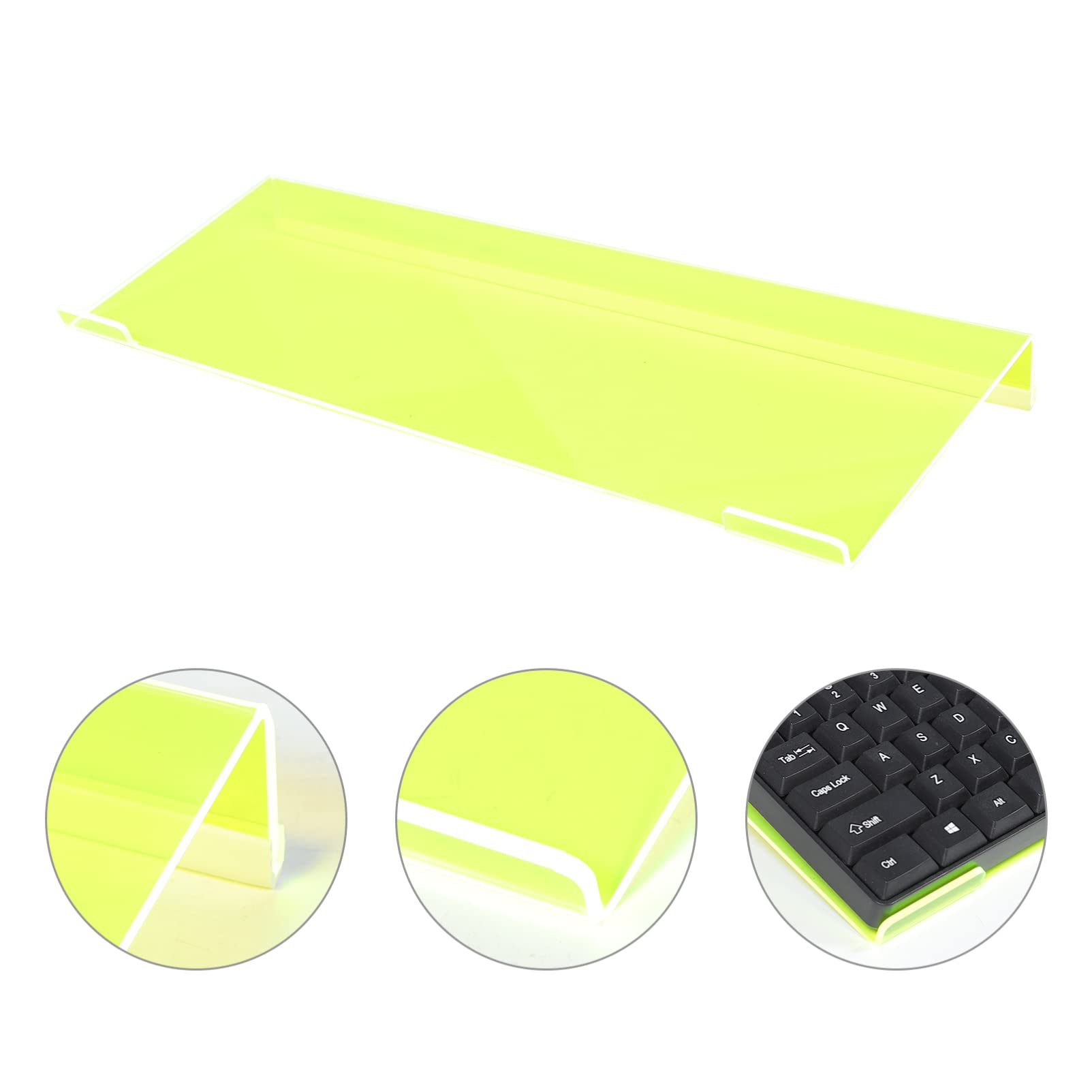 Ergonomic Keyboard Stand for Desk - Adjustable Computer Keyboard Riser with Non-Slip Base for Comfortable Typing | Perfect for Office Workstations, Gaming Setups & Home Desks