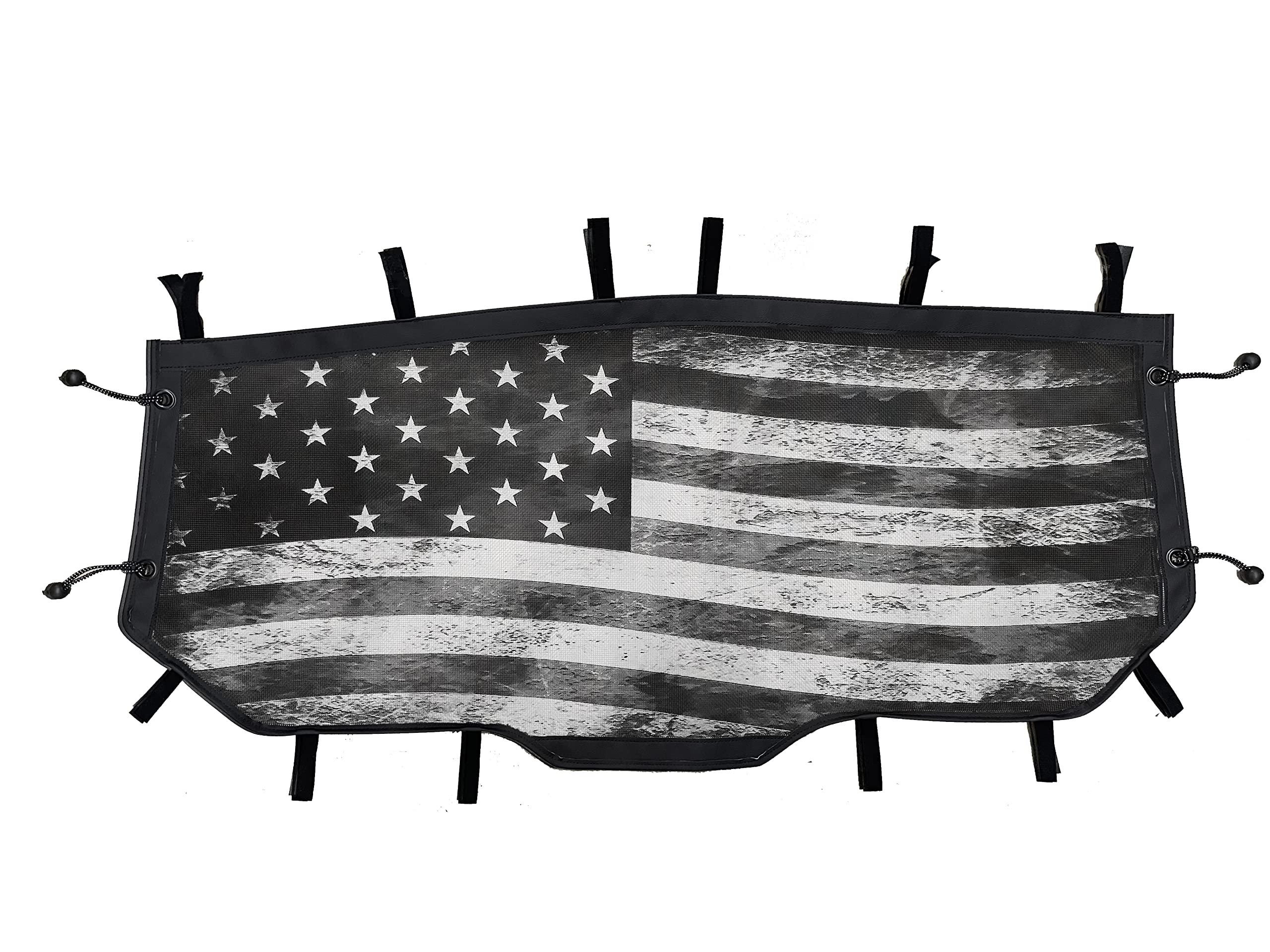 UTV Tactical Old Glory American Flag Rear Window Dust & UV Protection Screen - Compatible with Honda Talon 1000 (DS-Talon-Tact) | Off-Road Accessory for Dust Protection & Sun Shade