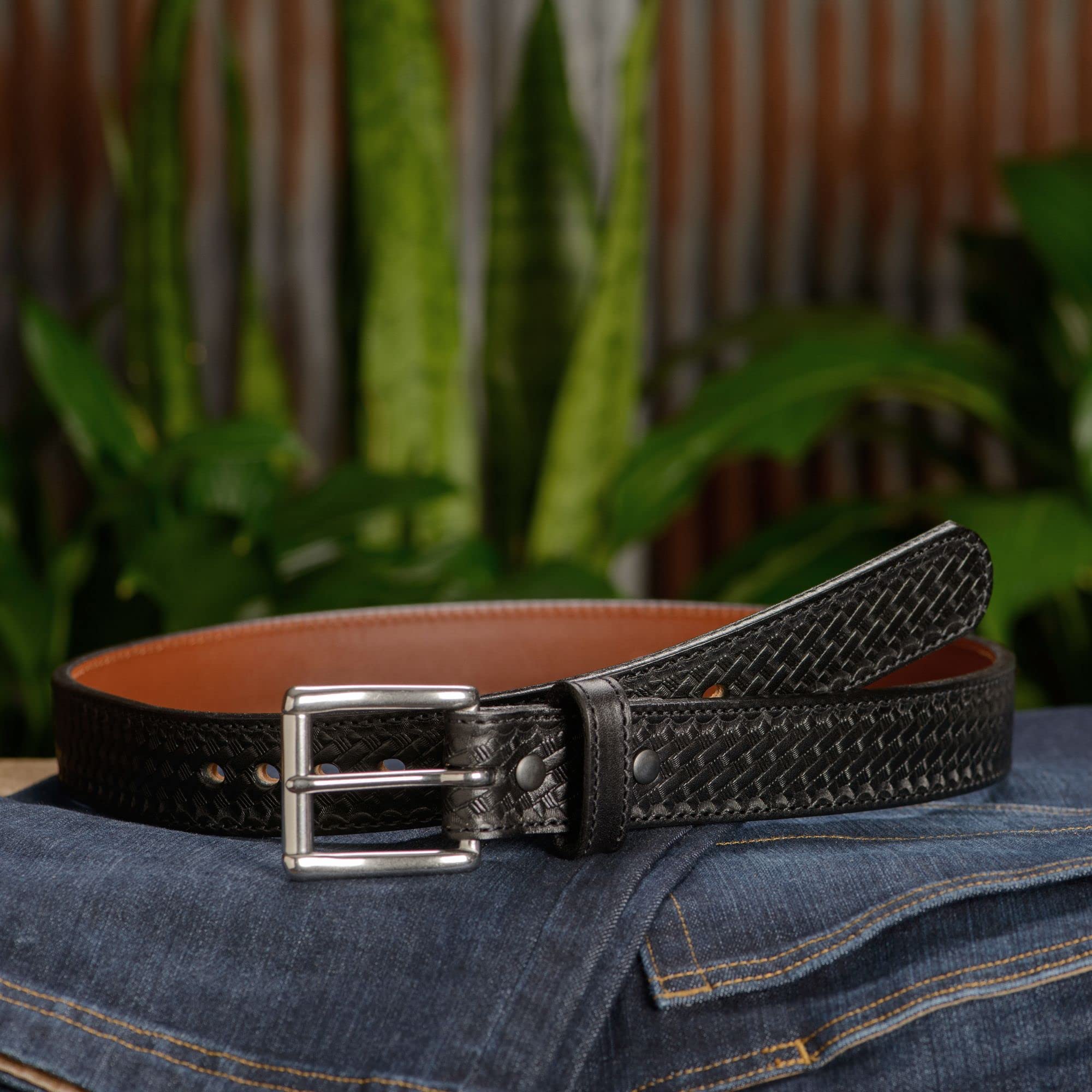 Premium Bullhide Leather Belt for Men - 1.50