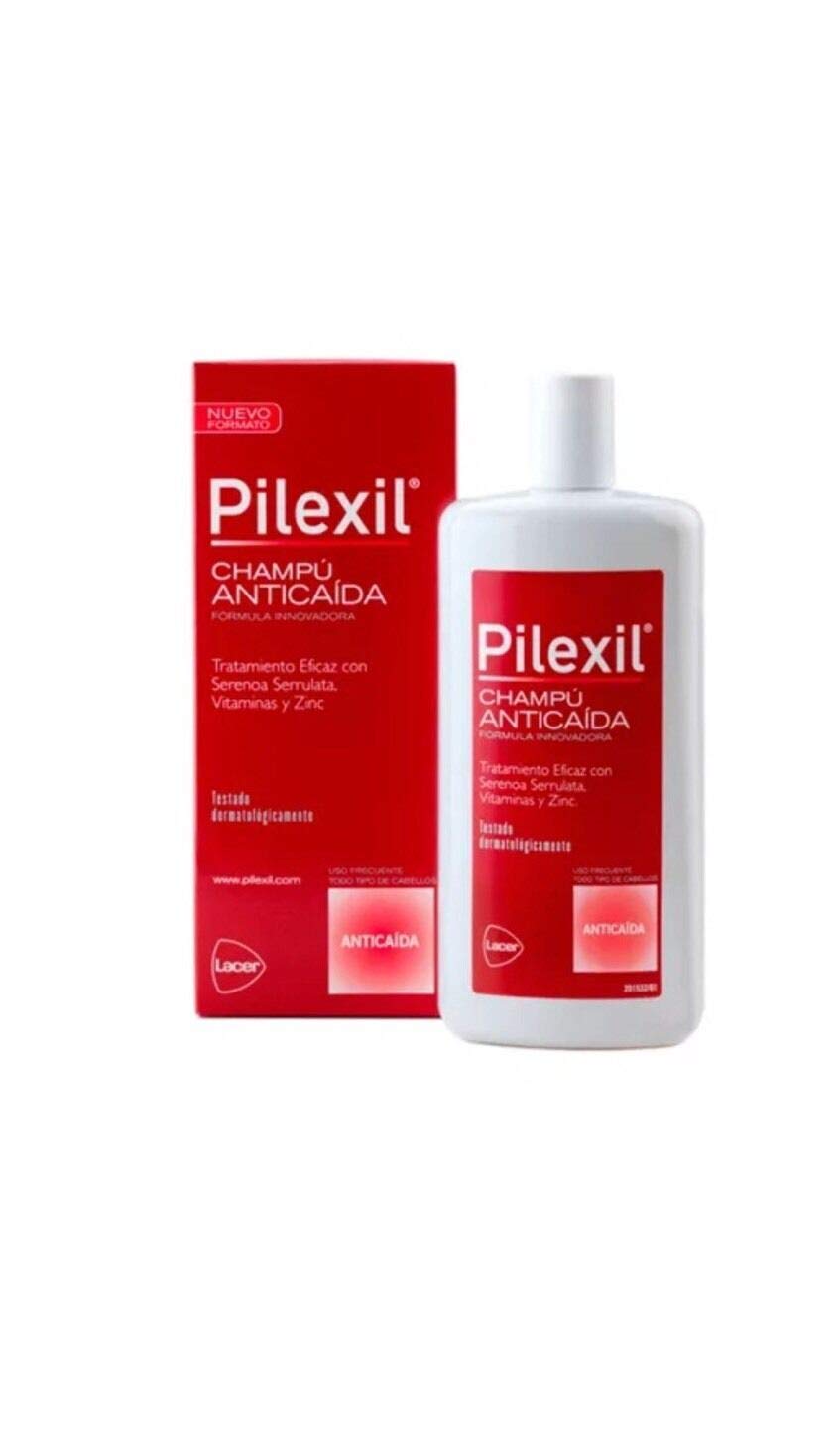 Pilexil Anti Hair Loss Shampoo 500ml - Effective Treatment for Thinning Hair & Hair Regrowth - Ideal for Men & Women with Hair Loss Issues