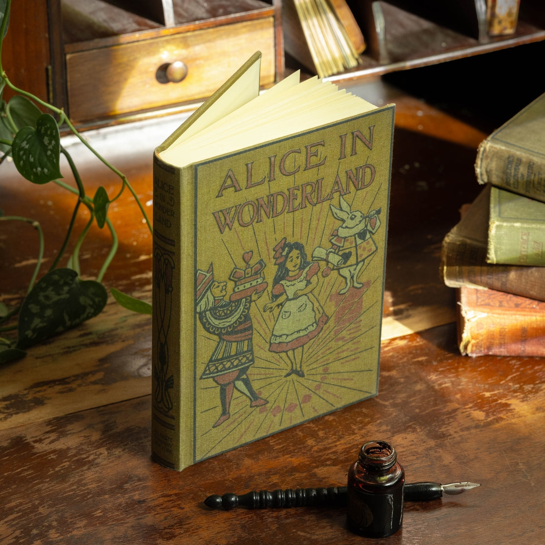 Alice in Wonderland Book Journal - Hardcover Notebook for Writing, Sketching & Note Taking - Perfect Gift for Readers, Writers & Fans - Use for Diary, Planner or Creative Projects
