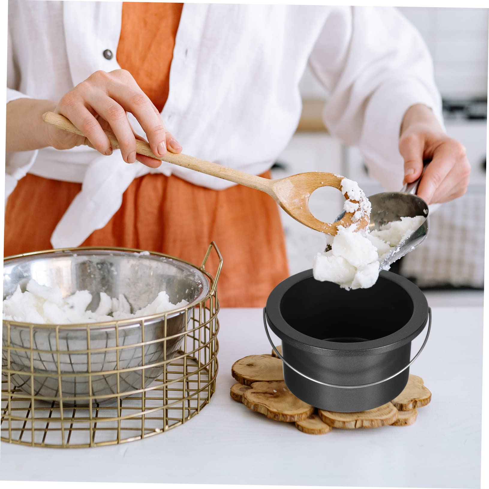 2 Pack Aluminum Wax Melting Pot for Wax Warmer - Replacement Inner Bowl for Hair Removal & Waxing Supplies - Durable & Portable Wax Heater Accessory for Salon & Home Use