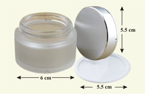 Clear Acrylic Cosmetic Jars with Lids - 2 Pack for Makeup, Skincare & Travel Organizers - Perfect for DIY Beauty, Creams, Salves & Storage Solutions