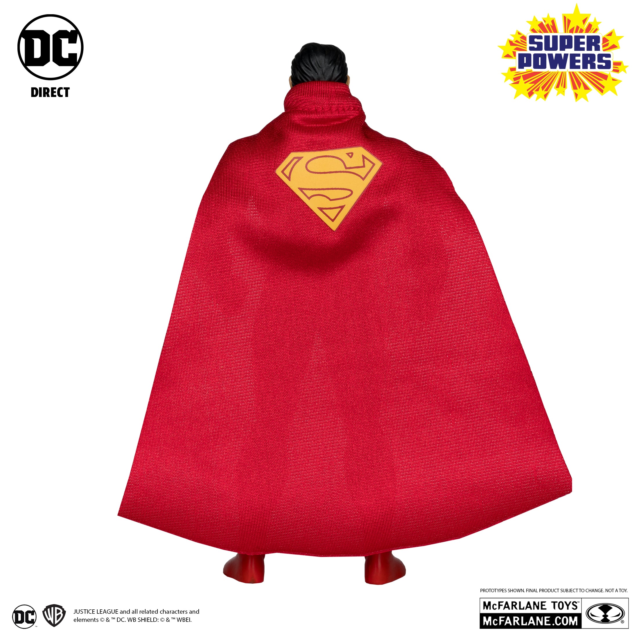 DC Comics Superman Classic Action Figure - McFarlane Toys Collectible for Display, Gifts & Superhero Fans | Perfect for Home Decor, Office Display & Comic Book Collections