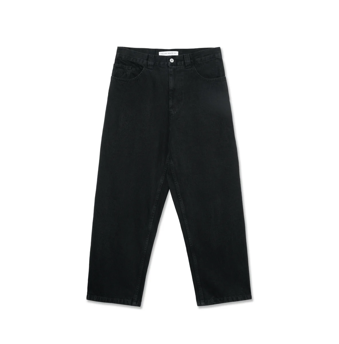 Polar Skate Co. Big Boy Jeans - Pitch Black Denim Pants for Men | Skateboarding, Streetwear & Casual Wear