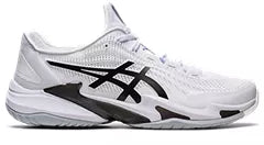 ASICS Men's Court FF 3 Tennis Shoes - White/Black - High-Performance Court Shoes for Competitive Play & Training