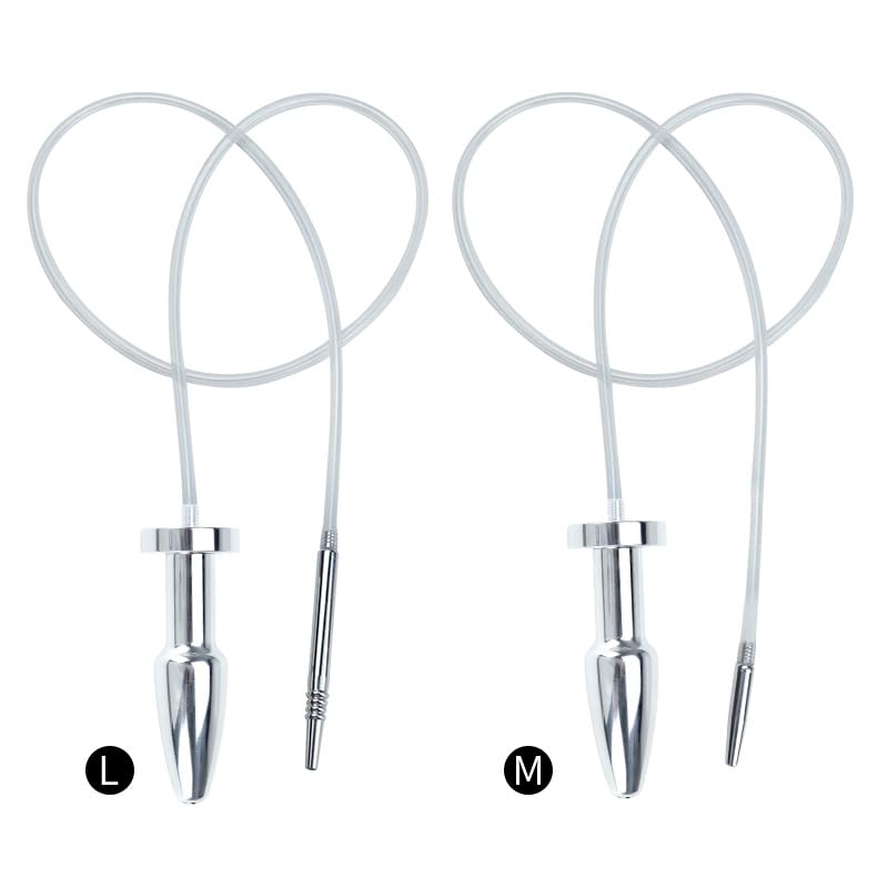 Premium Stainless Steel Enema & Vaginal Cleaner Kit for Men & Women - Anal Plug, Prostate Massager, G-Spot Dildo & Advanced Anal Trainer Set for Couples & Solo Play - Perfect for Sensual Massage, Intimate Hygiene & Pleasure Enhancement
