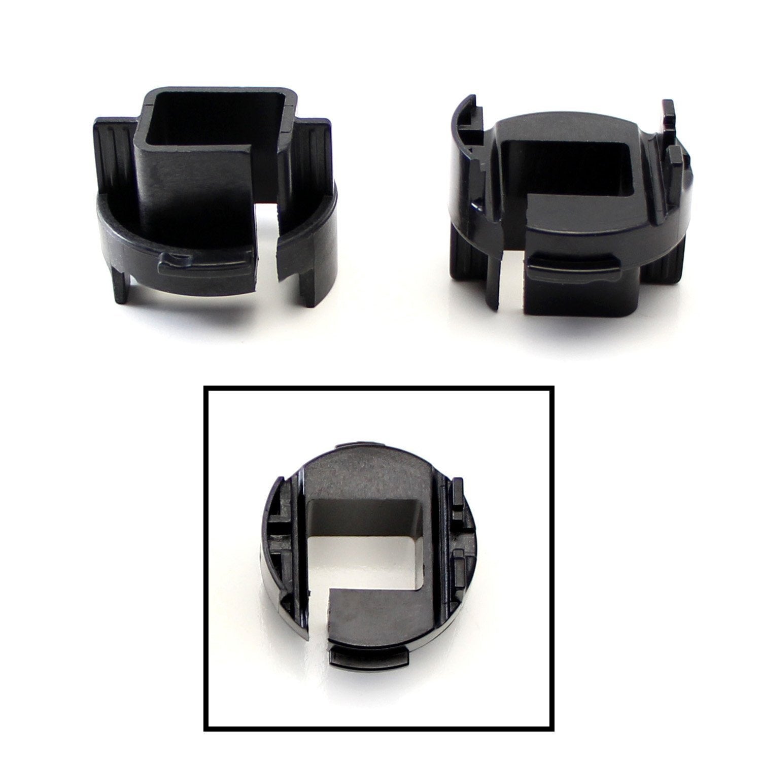 (2 Pack) H7 HID Bulbs Holders & Adapters for Kia Forte Koup & Kia Rio - Direct Replacement for Halogen Headlights - Perfect for Night Driving & Foggy Conditions