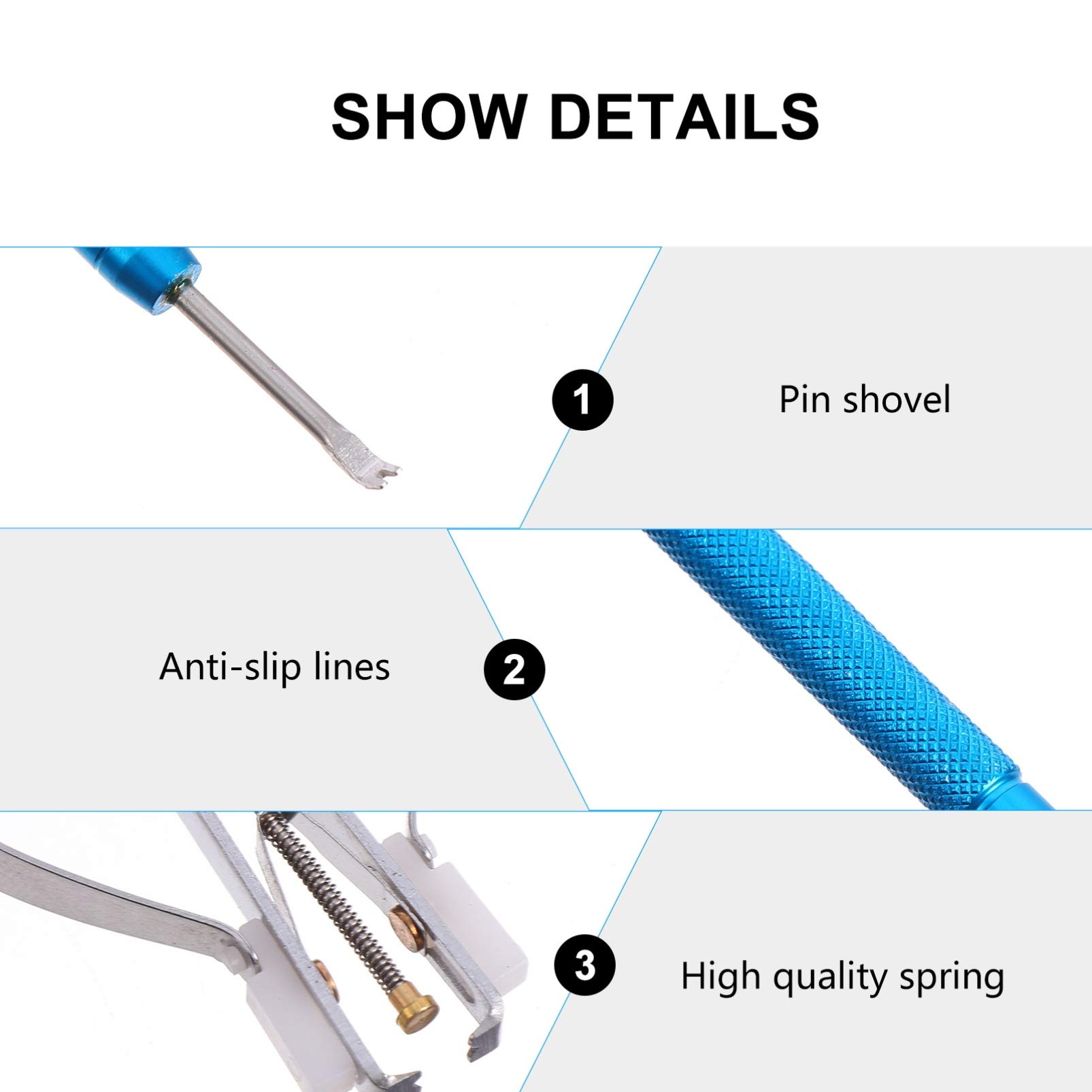 3-Piece Watch Repair Tool Kit - Watch Hand Lifter, Needle Remover & Spring Puller for Professional Watch Dismantling | Perfect for Watchmakers, Jewelers & DIY Enthusiasts