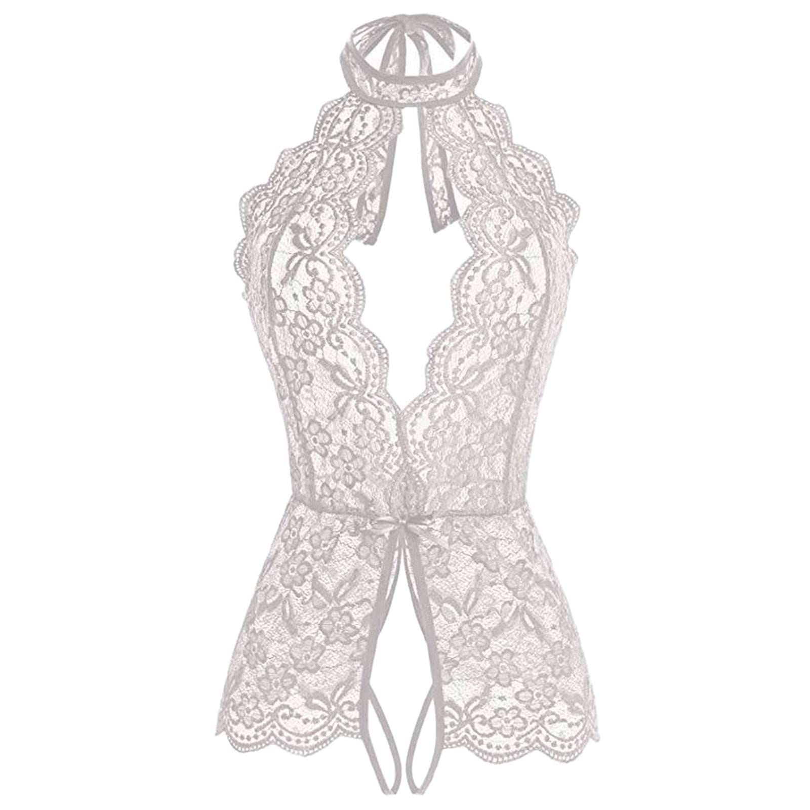 Sexy Red Plaid Lace Bandage Lingerie Set for Women - Roleplay Costume for Valentine's Day, Boudoir Photography & Romantic Nights