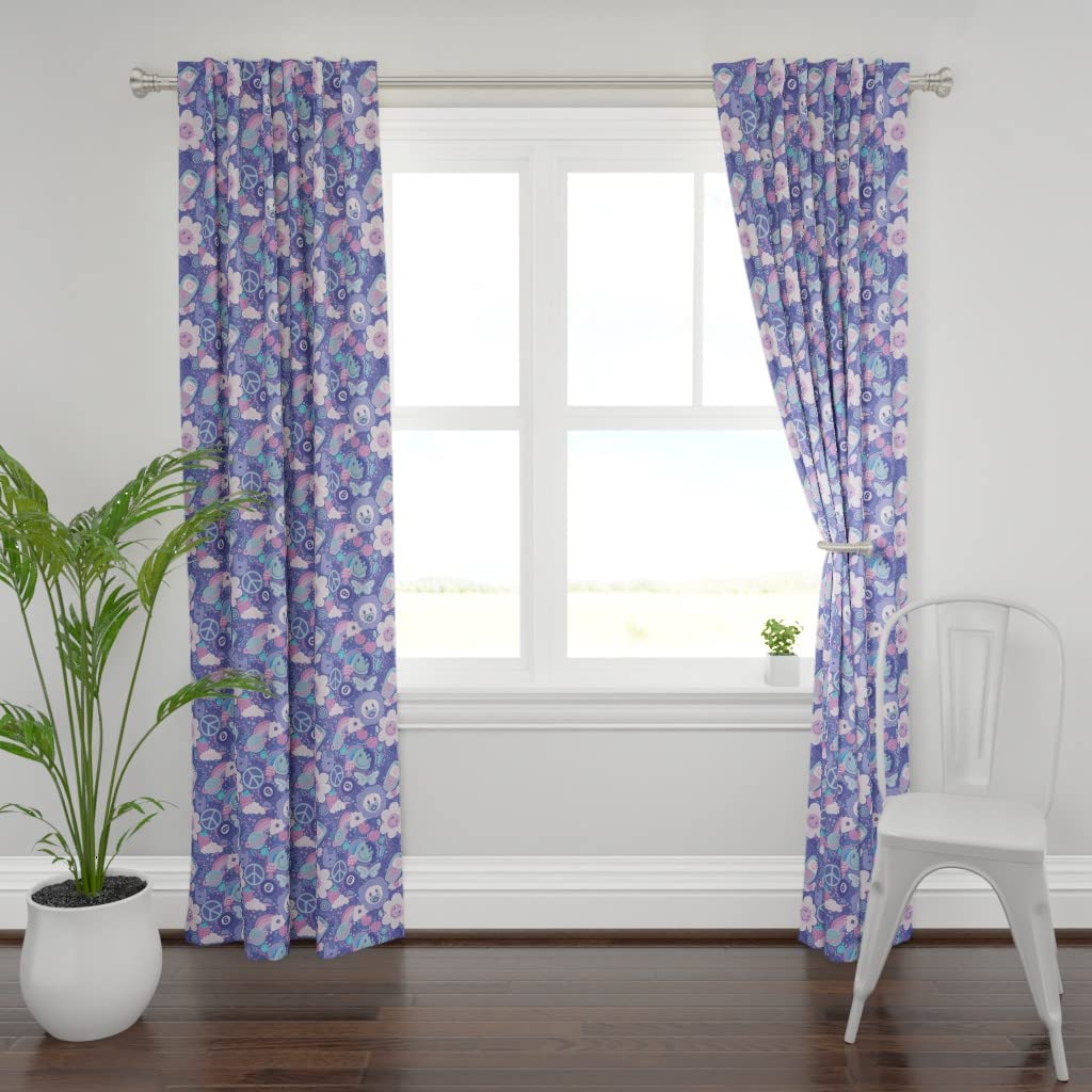 Custom Linen Cotton Canvas Curtain Panel 108