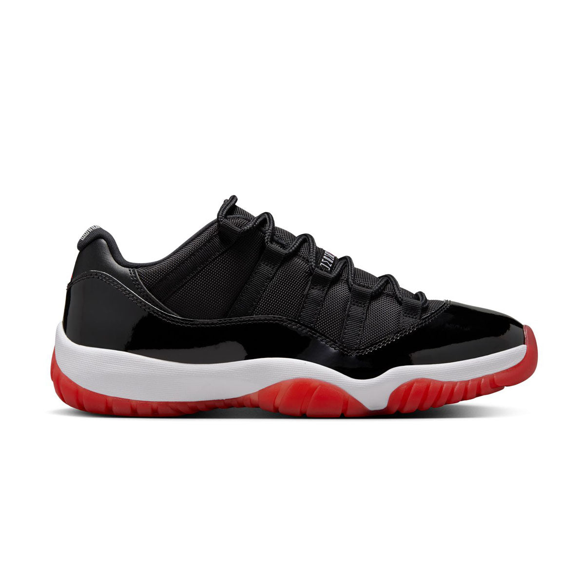 Air Jordan 11 Retro Low 'Bred' Men's Basketball Shoes - Iconic Black & Red Colorway - Perfect for Casual Wear & Sneaker Collectors