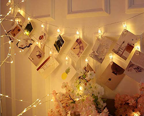 40 LED Fairy String Lights with Remote - 14ft Warm White Starry Twinkle Lights for Christmas, Halloween, Thanksgiving, Wedding & Valentine's Day Decor - Perfect for Bedroom, Garden, Party & Home Festival Decoration