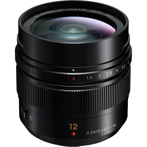Panasonic Leica DG Summilux 12mm f/1.4 ASPH. Lens - Ultra Wide Aperture Prime Lens for Micro Four Thirds Cameras | Perfect for Low Light Photography, Landscapes & Street Shooting