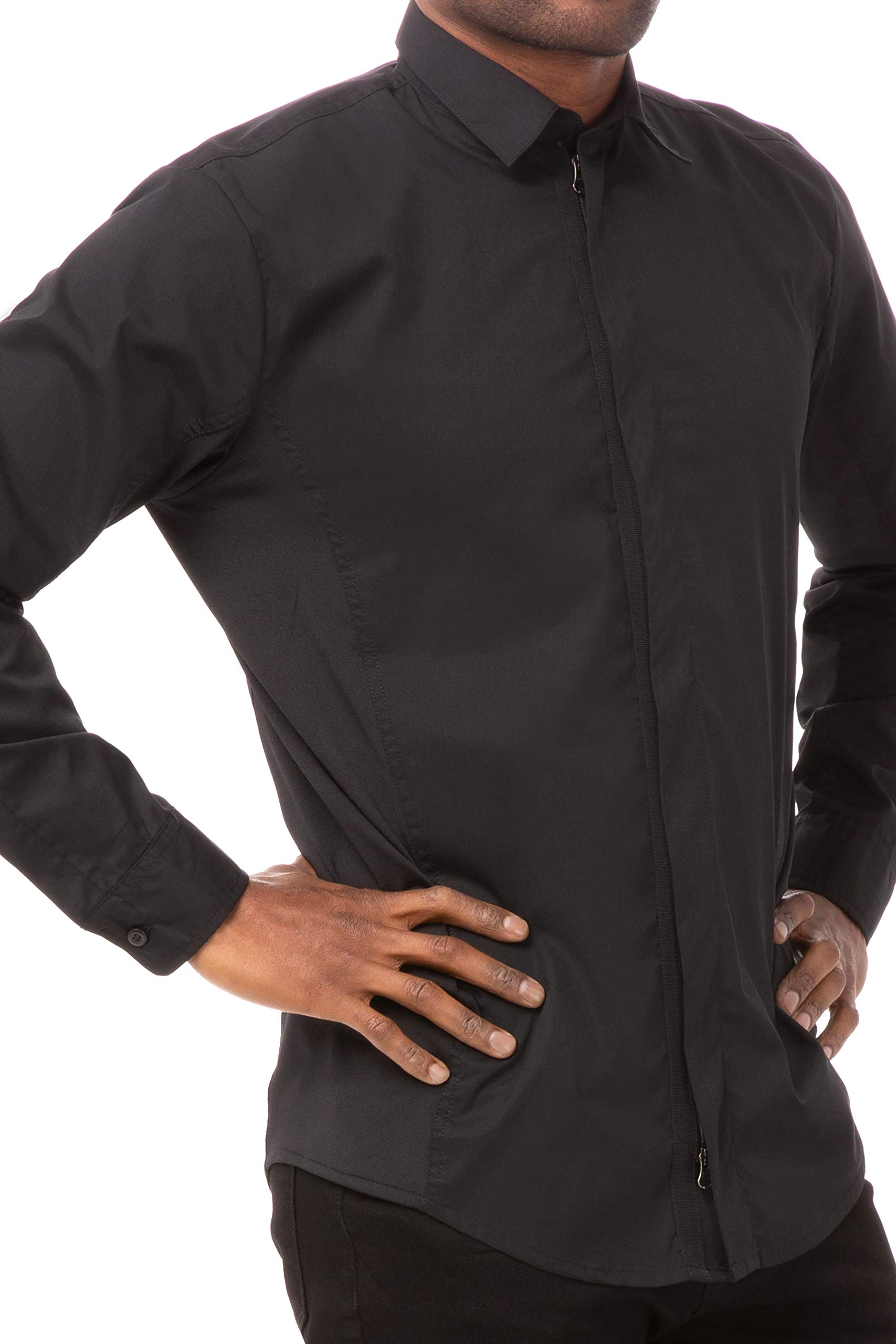 Chef Works Women's Shelby Zip Front Chef Shirt - Professional Kitchen Uniform for Cooking, Baking & Food Service