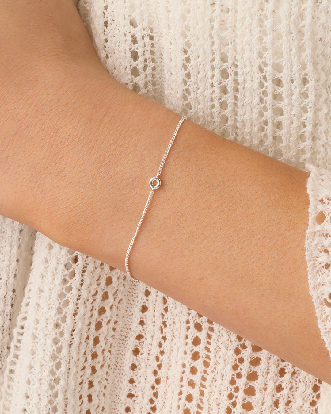 Wilder Mini Alphabet Bracelet - Personalized Initial Letter Bracelet for Women & Girls - Trendy Stackable Jewelry for Everyday Wear & Gifts