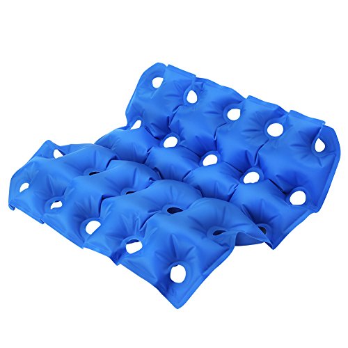 Inflatable Seat Cushion for Wheelchair & Office Chair - Anti Decubitus Air Cushion Pad for Pressure Relief & Comfort During Prolonged Sitting - Perfect for Home, Office, and Car Use